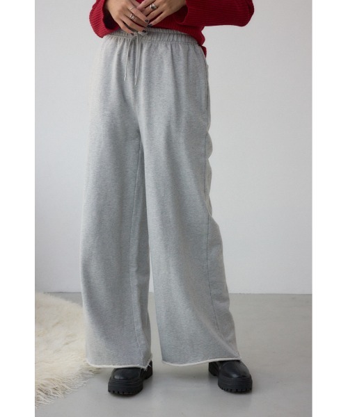 AZUL by moussy(アズールバイマウジー)の「ヴィンテージ加工スウェットパンツ(スウェットパンツ・レディース・ライトブラウン/杢グレー/ライトブラック・FREE)」の3枚目の写真