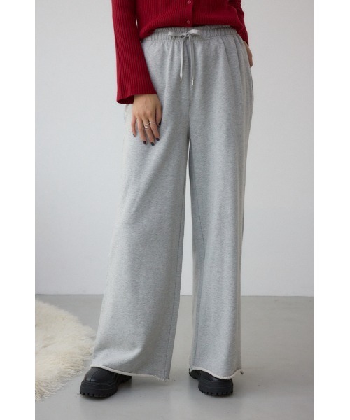 AZUL by moussy(アズールバイマウジー)の「ヴィンテージ加工スウェットパンツ(スウェットパンツ・レディース・ライトブラウン/杢グレー/ライトブラック・FREE)」の17枚目の写真
