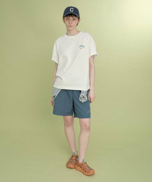 レギュラーイージーナイロンショーツ ターコイズ