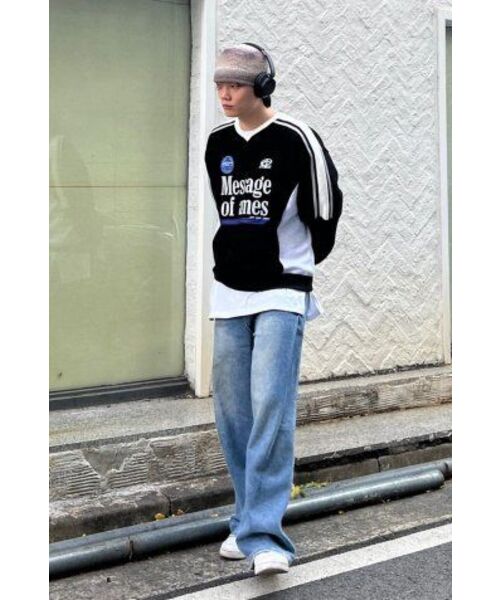 AMESWORLDWIDE(アメスワールドワイド)の「V NECK UNIFORM SWEATSHIRT BLACK (AM2DFUM441A)(スウェット・レディース・その他・LARGE/MEDIUM)」の13枚目の写真