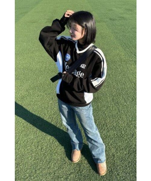AMESWORLDWIDE(アメスワールドワイド)の「V NECK UNIFORM SWEATSHIRT BLACK (AM2DFUM441A)(スウェット・レディース・その他・LARGE/MEDIUM)」の11枚目の写真