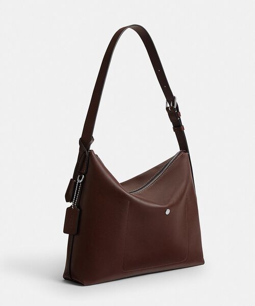 COACH メッセンジャーバッグ ブラウン系 シグネチャー　PVCレザー　美品 セール☆COACH メッセンジャーバッグ シグネチャー PVC ブラウン