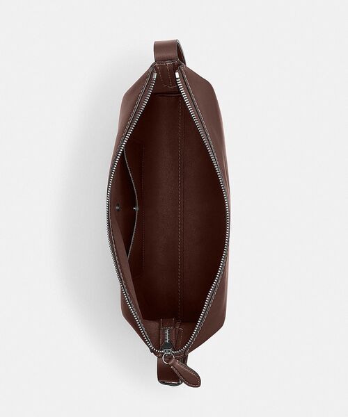 美品　COACH　コーチ　メッセンジャーバッグ　オプアート　ブラウン　レザー COACH メンズメッセンジャーバッグ（色：ブラウン系）｜バッグ