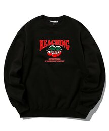 TRIPSHION（トリップション）の「スノウイチェリーグラフィッククルーネック - ブラック（スウェット）」