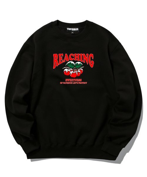 TRIPSHION(トリップション)の「スノウイチェリーグラフィッククルーネック - ブラック(スウェット・メンズ・その他・LARGE/MEDIUM/X-LARGE)」の1枚目の写真