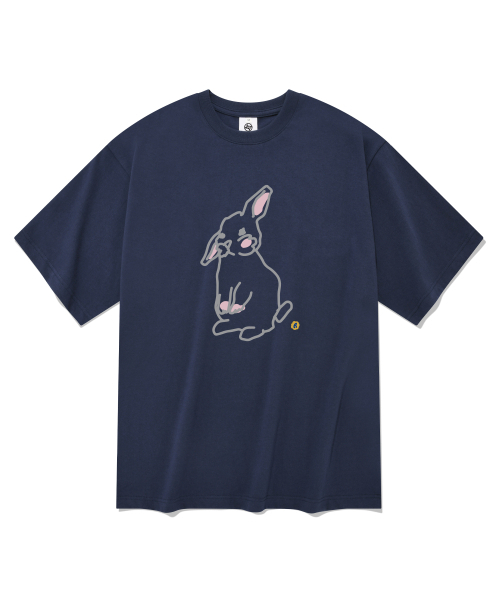 RADINEO(ラディネオ)の「ラビット 半袖Tシャツ ネイビー(Tシャツ/カットソー・メンズ・その他・SMALL/MEDIUM/LARGE/X-LARGE)」の1枚目の写真