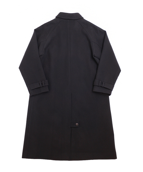 A NOTHING(アナッシング)の「PURE-WOOL 90 BALMACAAN COAT (Black)(チェスターコート・レディース・その他・MEDIUM/SMALL/LARGE)」の2枚目の写真