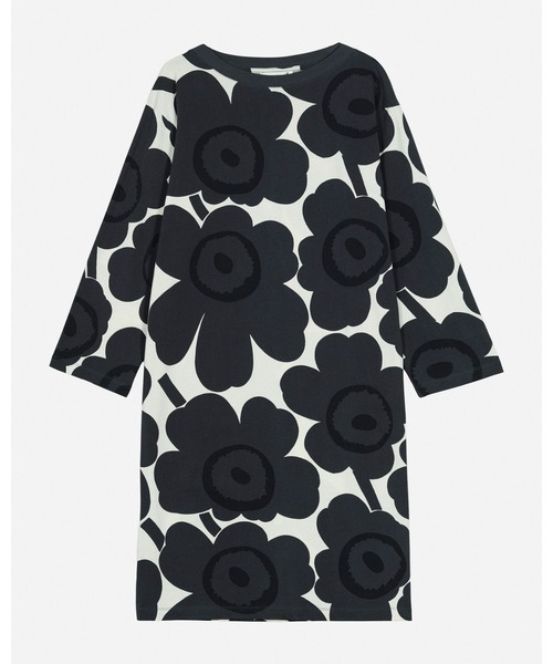 marimekko（マリメッコ）の「Tavoittaa Unikko / Dress（ワンピース・レディース・ブラック・XX-SMALL/LARGE/MEDIUM/SMALL/X-SMALL）」の5枚目の写真