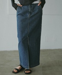 セール/ブランド古着】デニムロングスカート（デニムスカート）｜ETRE