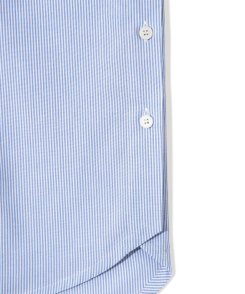 Diamond Layla(ダイアモンドレイラ)の「Side slit Stripe Cotton Shirt S139 Sky(シャツ/ブラウス・レディース・その他・LARGE/MEDIUM)」の6枚目の写真