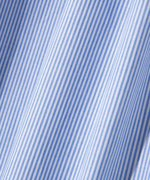 Diamond Layla(ダイアモンドレイラ)の「Side slit Stripe Cotton Shirt S139 Sky(シャツ/ブラウス・レディース・その他・LARGE/MEDIUM)」の7枚目の写真