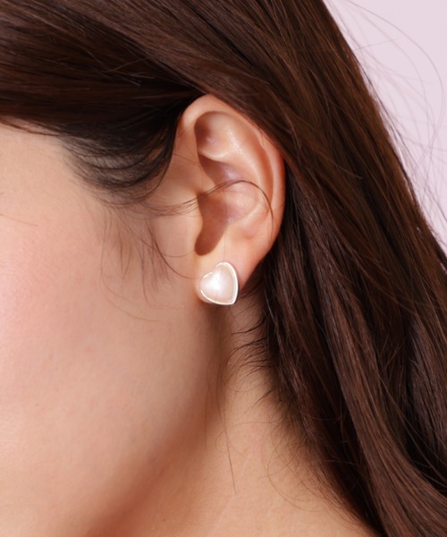 ピンクパールハートピアス（ネックレス）｜JILL by JILL STUART