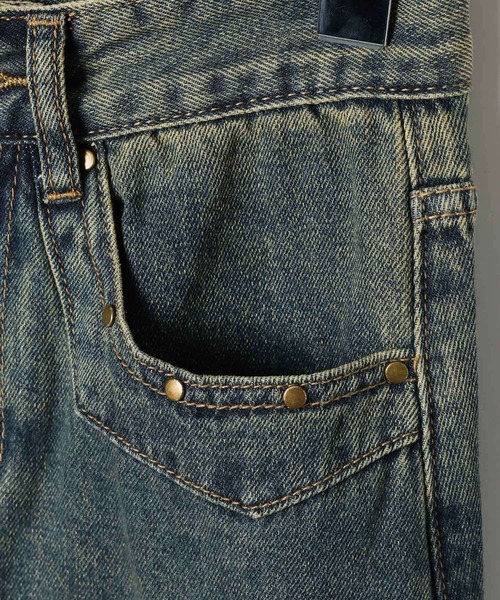 3.3 Field Trip （3.3フィールドトリップ）の「3.3 Field Trip／ヴィンテージライクティアードデニムスカート（デニムスカート・レディース・ブルー/ブラック・FREE）」の13枚目の写真