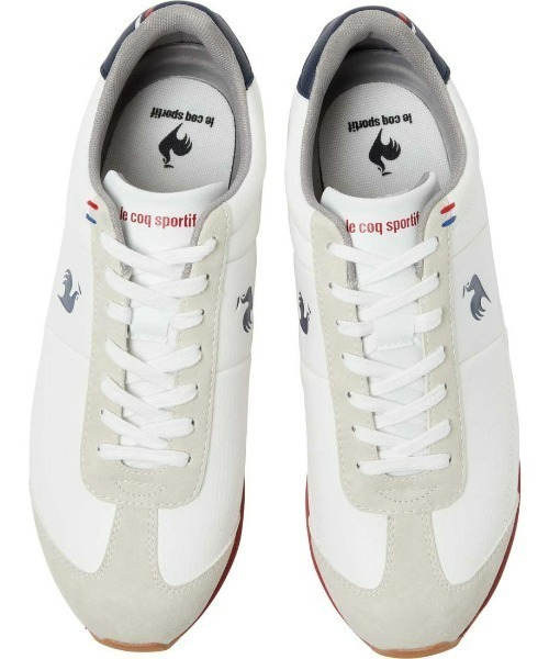 le coq sportif(ルコックスポルティフ)の「le coq sportif/ルコックスポルティフ ベルシー 軽量・消臭シューズ(スニーカー・メンズ・ホワイト×ブルー/ホワイト×ネイビー・24.5cm/24.0cm/23.5cm/23.0cm/27.5cm/27.0cm/26.5cm/26.0cm/25.5cm/25.0cm)」の5枚目の写真