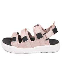 TOUCH GROUND（タッチグラウンド）の「スリーストラップトライアングル OG ピンクサンダル（サンダル）」