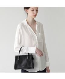 LOTA square leather tote bag 2 color