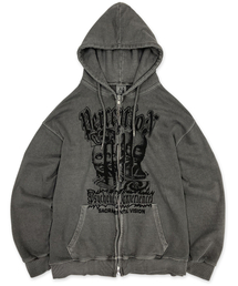 The Doors of Perception Hoodie Zip-Up (Pigment Charcoal)