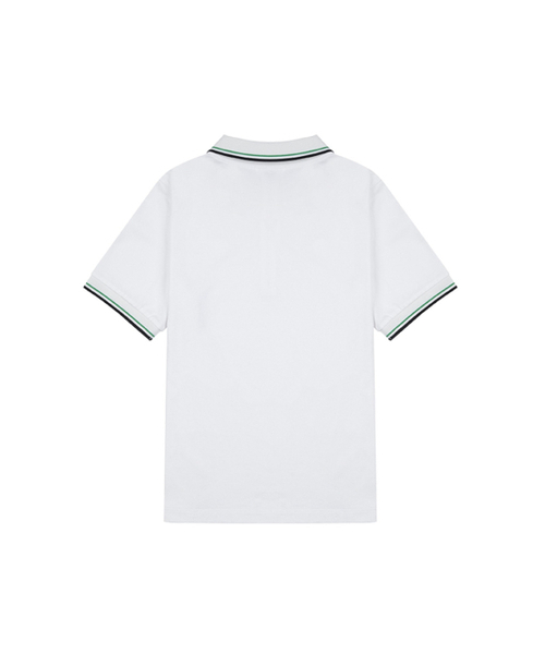 NITINA(ニティナ)の「ジップアップカラーTシャツWH (MAN)(ポロシャツ・レディース・ホワイト・LARGE/X-LARGE)」の3枚目の写真