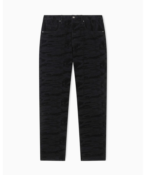 ARMANI EXCHANGE(アルマーニエクスチェンジ)の「【A|X アルマーニ エクスチェンジ】オールオーバーカモフラージュジャカード ルーズテーパード デニムパンツ_J82 LOOSE TAPERED(デニムパンツ・メンズ・ブラック・30inch/33inch/32inch/31inch/29inch/28inch/34inch)」の1枚目の写真