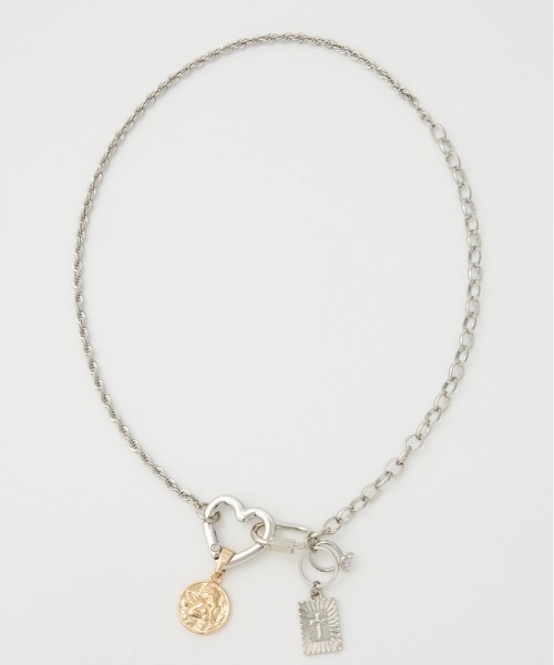 SLY（スライ）の「CHARMS NECKLACE チャームズ ネックレス（ネックレス・レディース・シルバー/ゴールド・FREE）」の2枚目の写真