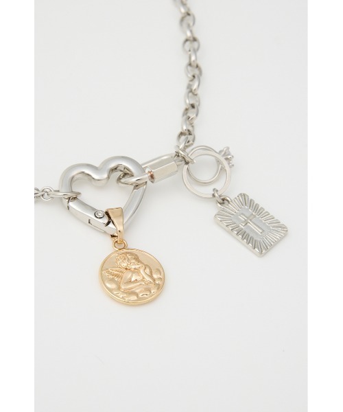 SLY（スライ）の「CHARMS NECKLACE チャームズ ネックレス（ネックレス・レディース・シルバー/ゴールド・FREE）」の4枚目の写真