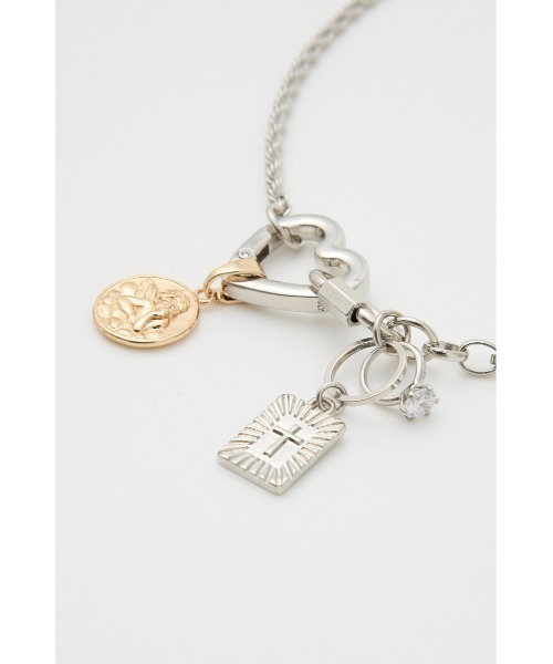 SLY（スライ）の「CHARMS NECKLACE チャームズ ネックレス（ネックレス・レディース・シルバー/ゴールド・FREE）」の5枚目の写真