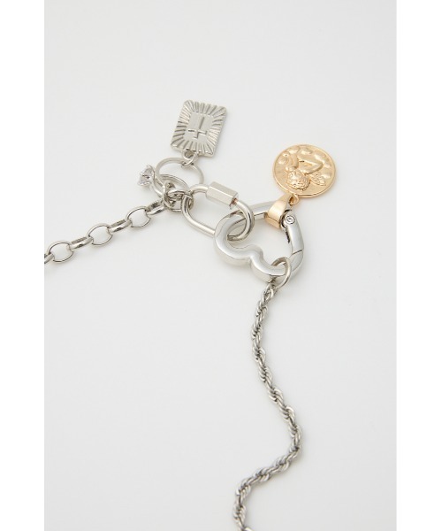 SLY（スライ）の「CHARMS NECKLACE チャームズ ネックレス（ネックレス・レディース・シルバー/ゴールド・FREE）」の6枚目の写真
