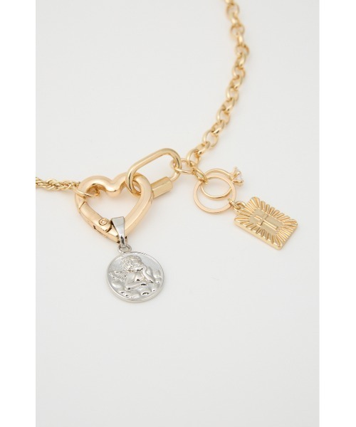 SLY（スライ）の「CHARMS NECKLACE チャームズ ネックレス（ネックレス・レディース・シルバー/ゴールド・FREE）」の8枚目の写真