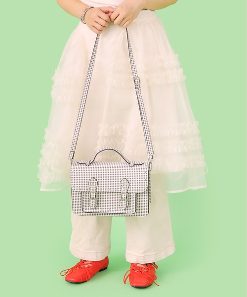 Casselini(キャセリーニ)の「Casselini(キャセリーニ)ギンガムサッチェルバッグ(ハンドバッグ・レディース・ピンク/ブラック・FREE)」の16枚目の写真