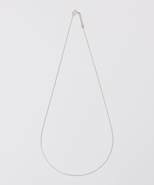 City Ambient Products（シティアンビエントプロダクツ）の「City Ambient Products: SILVER925 CURB CHAIN NECKLACE（ネックレス・メンズ・シルバー・ONE SIZE）」の5枚目の写真