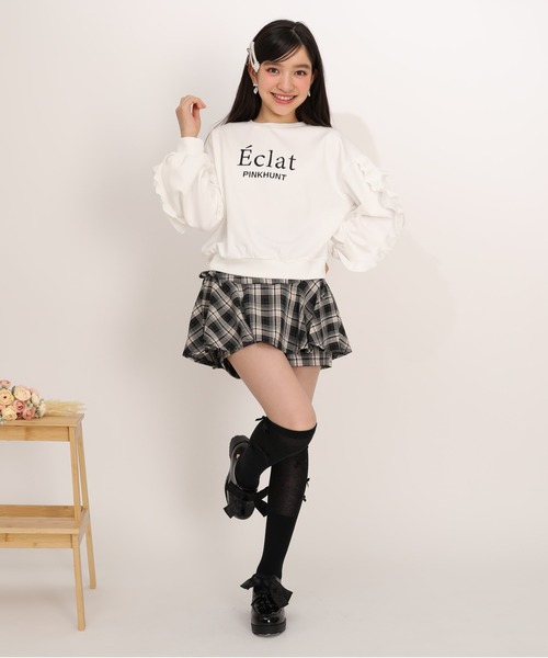 PINKHUNT(ピンクハント)の「PINKHUNT ペプラムティアードショートパンツ 1220K(その他パンツ・キッズ・ブルー/ブラック/ベビーピンク・120cm/130cm/140cm/150cm/160cm)」の6枚目の写真