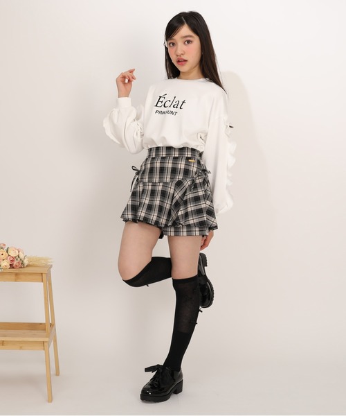 PINKHUNT(ピンクハント)の「PINKHUNT ペプラムティアードショートパンツ 1220K(その他パンツ・キッズ・ブルー/ブラック/ベビーピンク・120cm/130cm/140cm/150cm/160cm)」の7枚目の写真