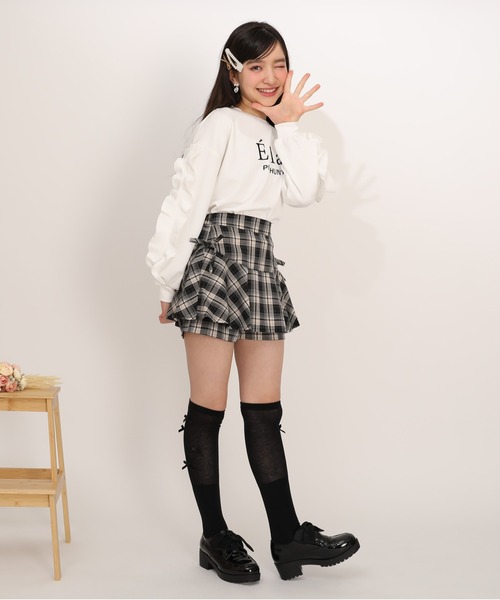 PINKHUNT(ピンクハント)の「PINKHUNT ペプラムティアードショートパンツ 1220K(その他パンツ・キッズ・ブルー/ブラック/ベビーピンク・120cm/130cm/140cm/150cm/160cm)」の10枚目の写真