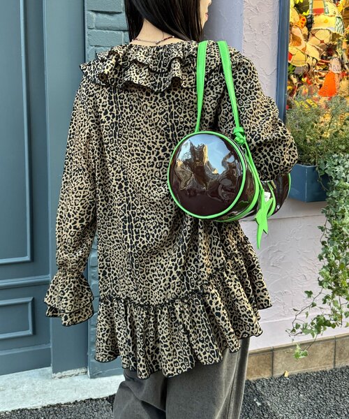 CIAOPANIC（チャオパニック）の「ラッフル付け襟SETチュニックブラウス（シャツ/ブラウス・レディース・ブラック/ホワイト/ブラウン・ONE SIZE）」の16枚目の写真