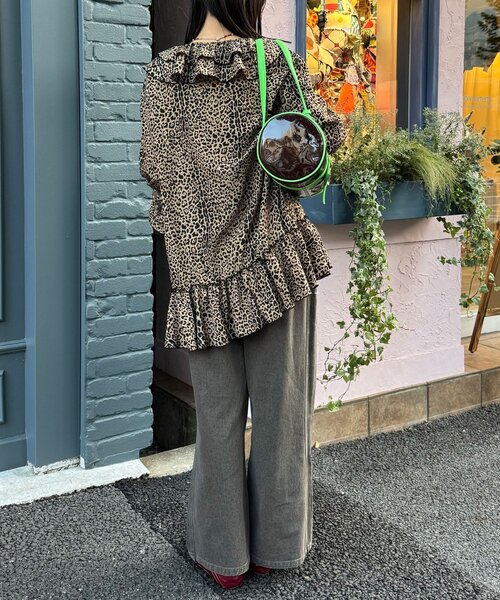 CIAOPANIC（チャオパニック）の「ラッフル付け襟SETチュニックブラウス（シャツ/ブラウス・レディース・ブラック/ホワイト/ブラウン・ONE SIZE）」の18枚目の写真