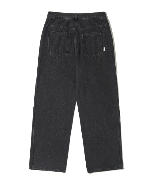 URBANDTYPE（アーバンディタイプ）の「カットオフポイントデニムパンツ_ブラック（デニムパンツ・レディース・その他・SMALL/MEDIUM/LARGE）」の5枚目の写真