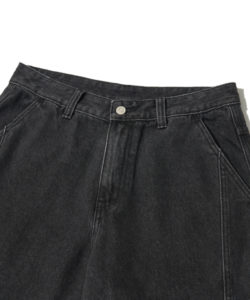 URBANDTYPE（アーバンディタイプ）の「カットオフポイントデニムパンツ_ブラック（デニムパンツ・レディース・その他・SMALL/MEDIUM/LARGE）」の6枚目の写真