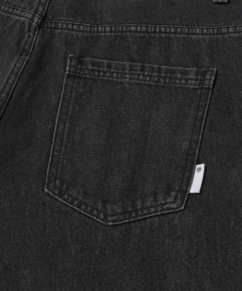 URBANDTYPE（アーバンディタイプ）の「カットオフポイントデニムパンツ_ブラック（デニムパンツ・レディース・その他・SMALL/MEDIUM/LARGE）」の2枚目の写真