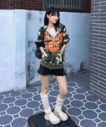 WKNDRS（ウィーキャンドース）の「H.O.F ZIPUP HOODIE (CAMO)（パーカー）」