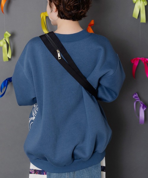 ScoLar（スカラー）の「653444：ネコ姉妹の秘密の花園柄 2wayミニリュック（バックパック/リュック・レディース・ブラック/パープル/ベージュ・FREE）」の7枚目の写真