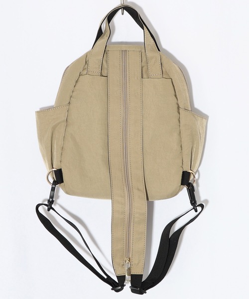 ScoLar（スカラー）の「653444：ネコ姉妹の秘密の花園柄 2wayミニリュック（バックパック/リュック・レディース・ブラック/パープル/ベージュ・FREE）」の14枚目の写真