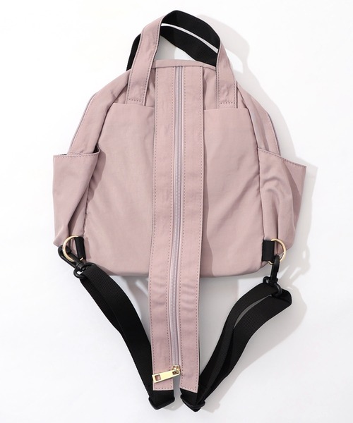 ScoLar（スカラー）の「653444：ネコ姉妹の秘密の花園柄 2wayミニリュック（バックパック/リュック・レディース・ブラック/パープル/ベージュ・FREE）」の19枚目の写真