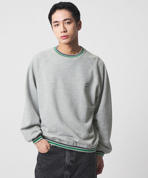 DISCUS ATHLETIC(ディスカス アスレチック)の「【別注】<DISCUS ATHLETIC×CITEN>ラインリブスウェット(スウェット・メンズ・ホワイト/グレー系・M/L)」の5枚目の写真