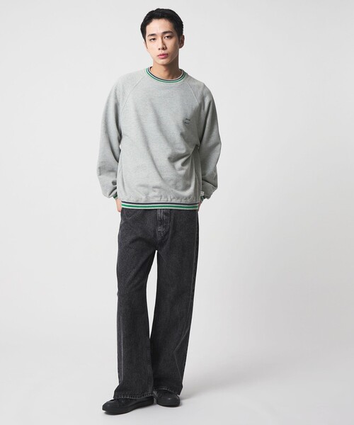 DISCUS ATHLETIC(ディスカス アスレチック)の「【別注】<DISCUS ATHLETIC×CITEN>ラインリブスウェット(スウェット・メンズ・ホワイト/グレー系・M/L)」の6枚目の写真