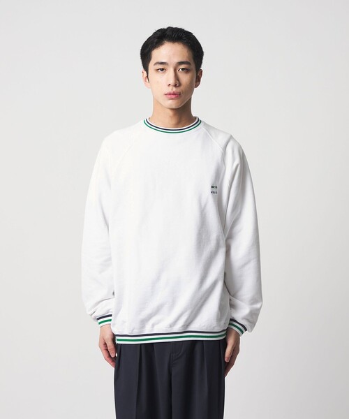 DISCUS ATHLETIC(ディスカス アスレチック)の「【別注】<DISCUS ATHLETIC×CITEN>ラインリブスウェット(スウェット・メンズ・ホワイト/グレー系・M/L)」の7枚目の写真