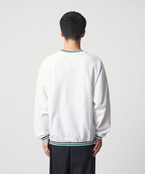 DISCUS ATHLETIC(ディスカス アスレチック)の「【別注】<DISCUS ATHLETIC×CITEN>ラインリブスウェット(スウェット・メンズ・ホワイト/グレー系・M/L)」の9枚目の写真