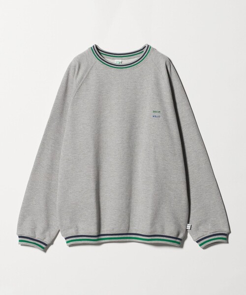 DISCUS ATHLETIC(ディスカス アスレチック)の「【別注】<DISCUS ATHLETIC×CITEN>ラインリブスウェット(スウェット・メンズ・ホワイト/グレー系・M/L)」の10枚目の写真