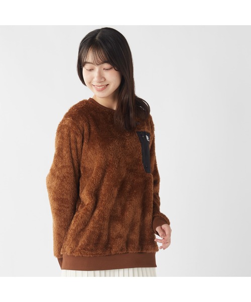 FILA（フィラ）の「FILA フィラ 胸ポケット付き プルオーバー シャギー フリース（その他トップス・レディース・オフホワイト/ブラック/キャメル/ネイビー・L/LL/M）」の19枚目の写真