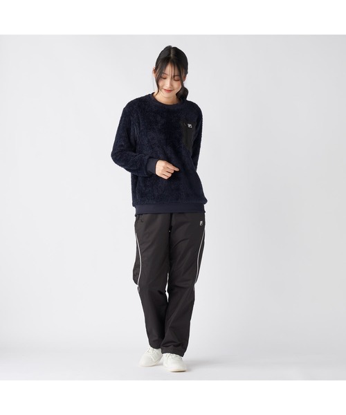 FILA（フィラ）の「FILA フィラ 胸ポケット付き プルオーバー シャギー フリース（その他トップス・レディース・オフホワイト/ブラック/キャメル/ネイビー・L/LL/M）」の18枚目の写真