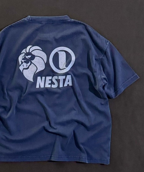 NESTA BRAND（ネスタブランド）の「【NESTA BRAND/ネスタブランド】ピグメント加工 オーバーサイズ Tシャツ（Tシャツ/カットソー・キッズ・ブラック/グレー系その他/ダークグリーン/チャコール/ネイビー/パープル・110/120/130/140/150/160）」の5枚目の写真